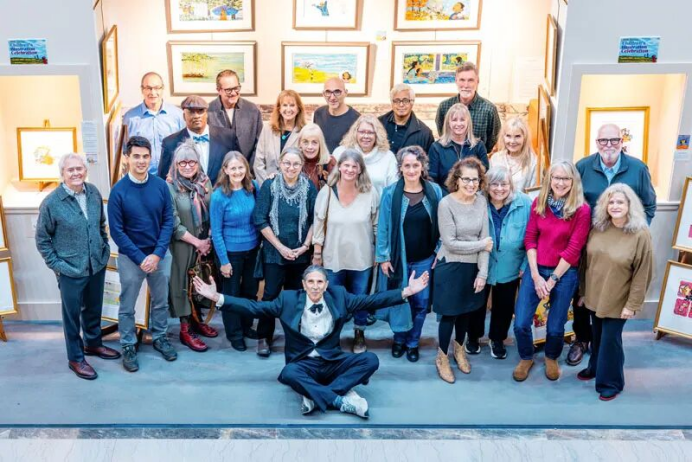 中国原创图画书美国巡展 现场合影